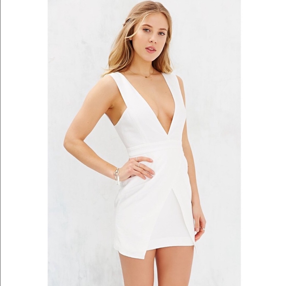 Finders Keepers White Mini Dress